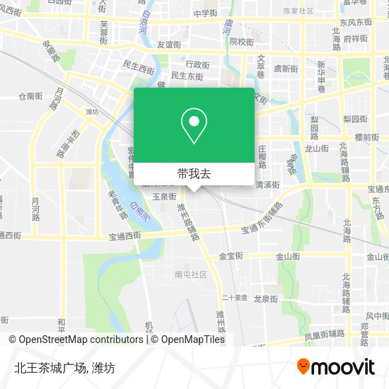 北王茶城广场地图