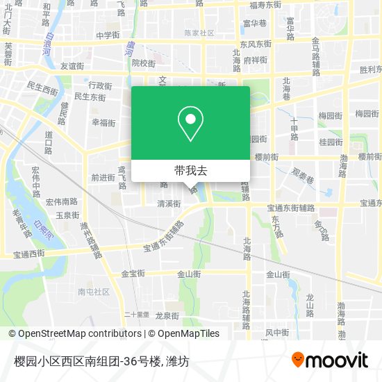 樱园小区西区南组团-36号楼地图