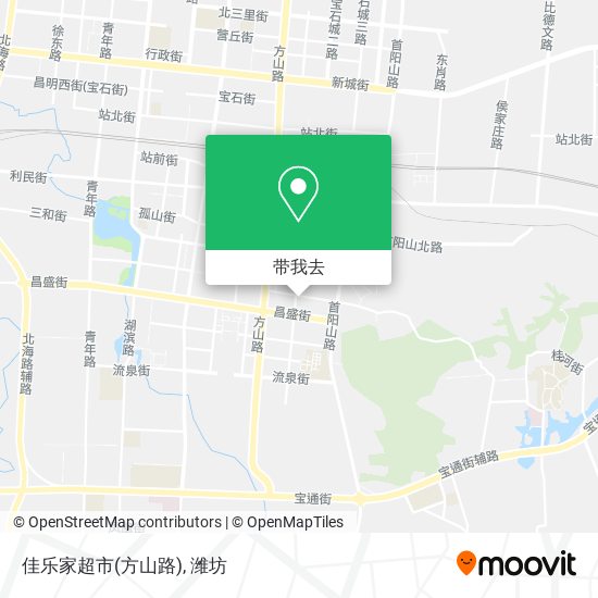 佳乐家超市(方山路)地图