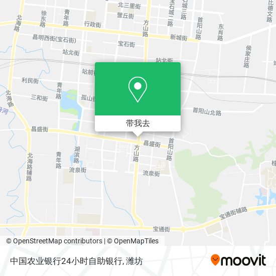 中国农业银行24小时自助银行地图