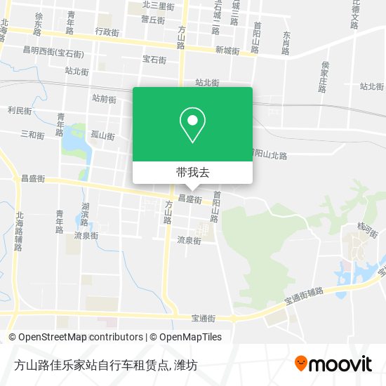 方山路佳乐家站自行车租赁点地图