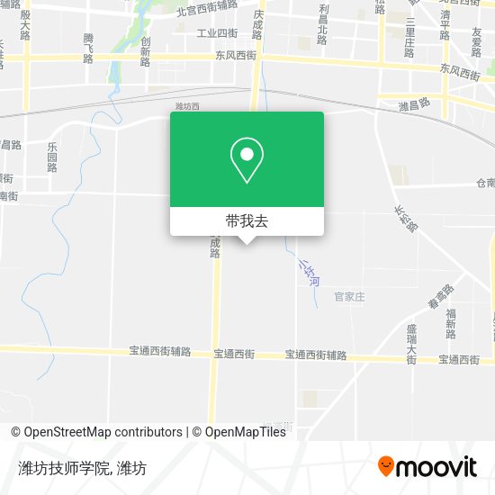 潍坊技师学院地图