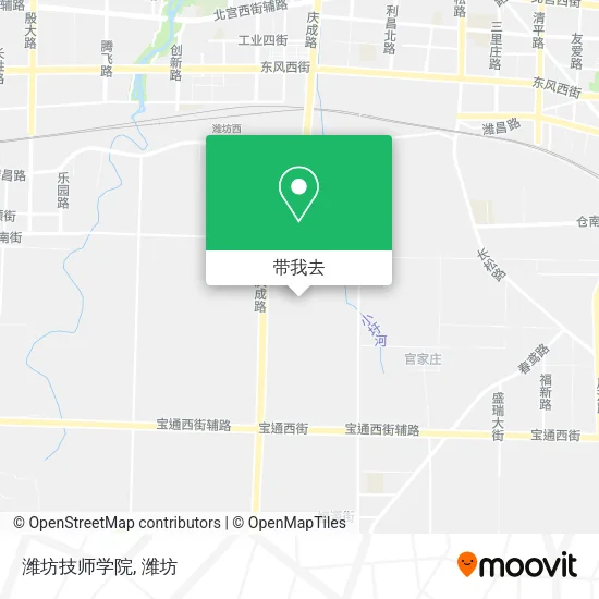 潍坊技师学院地图