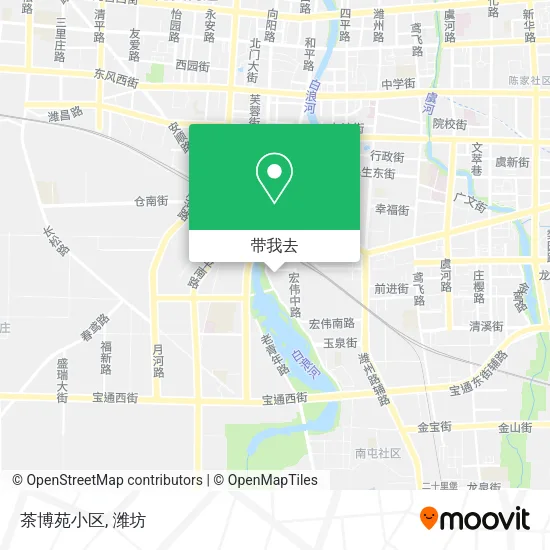 茶博苑小区地图