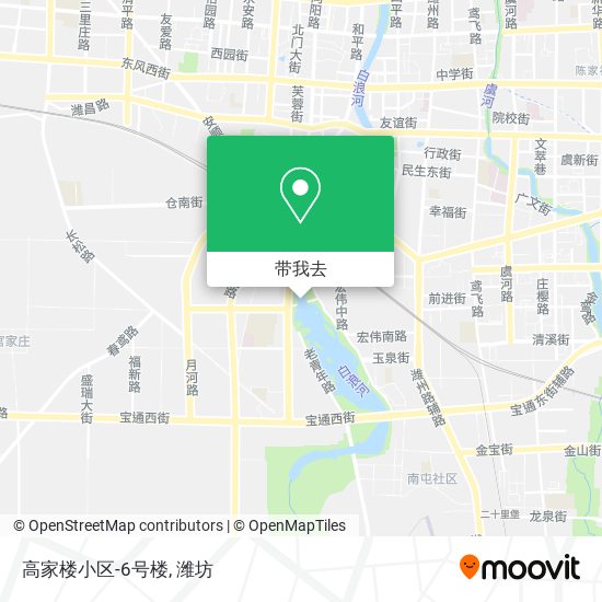 高家楼小区-6号楼地图