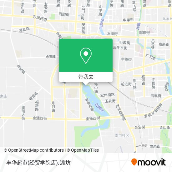 丰华超市(经贸学院店)地图