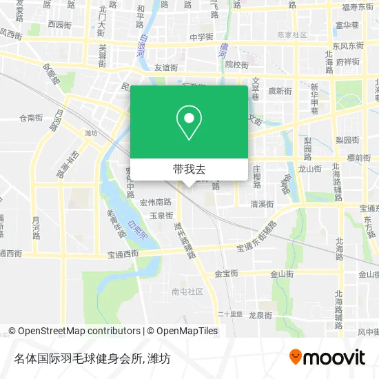 名体国际羽毛球健身会所地图