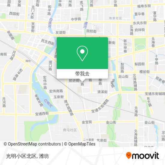 光明小区北区地图