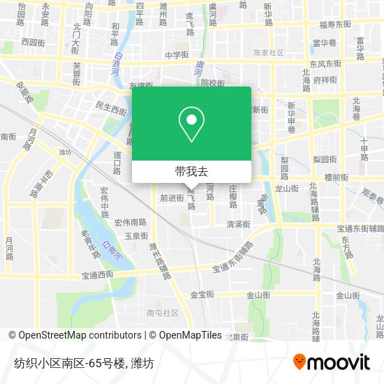 纺织小区南区-65号楼地图