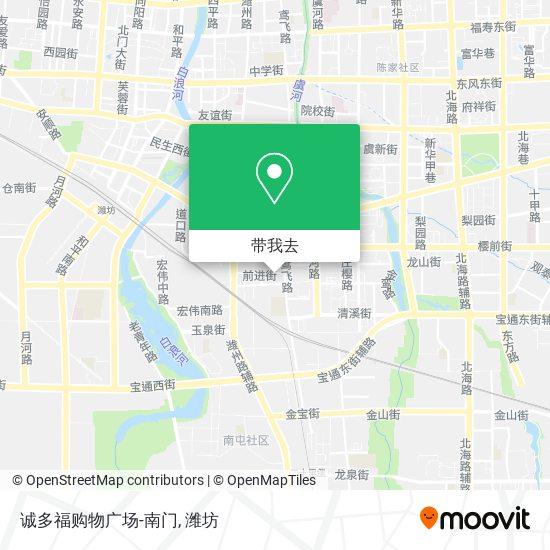 诚多福购物广场-南门地图