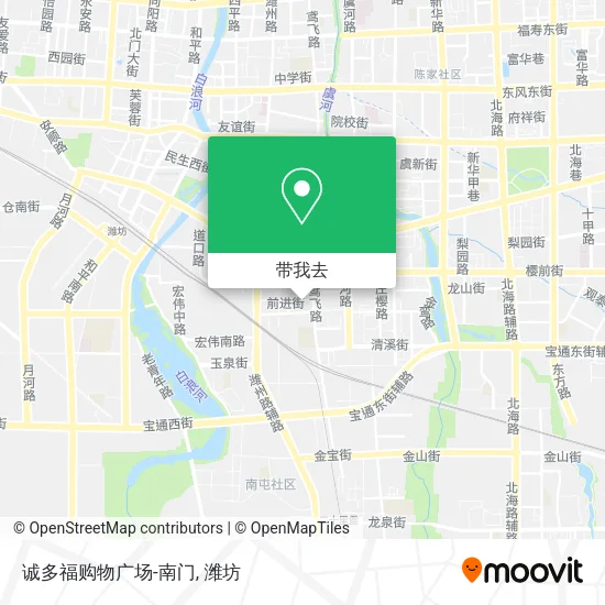 诚多福购物广场-南门地图