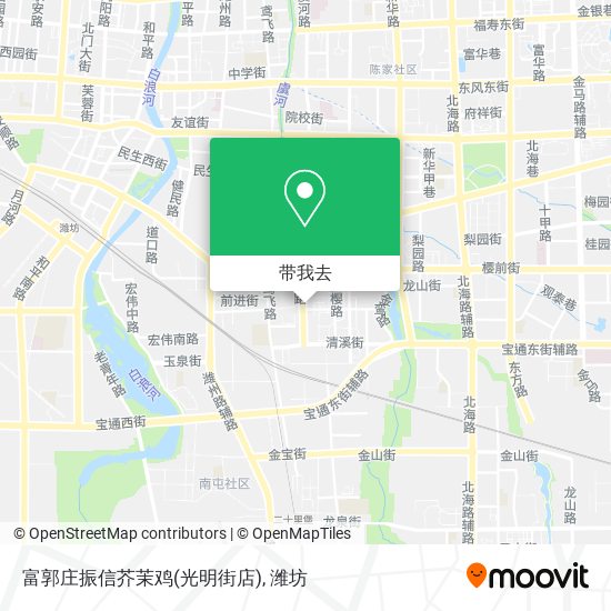 富郭庄振信芥茉鸡(光明街店)地图
