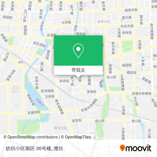 纺织小区南区-30号楼地图