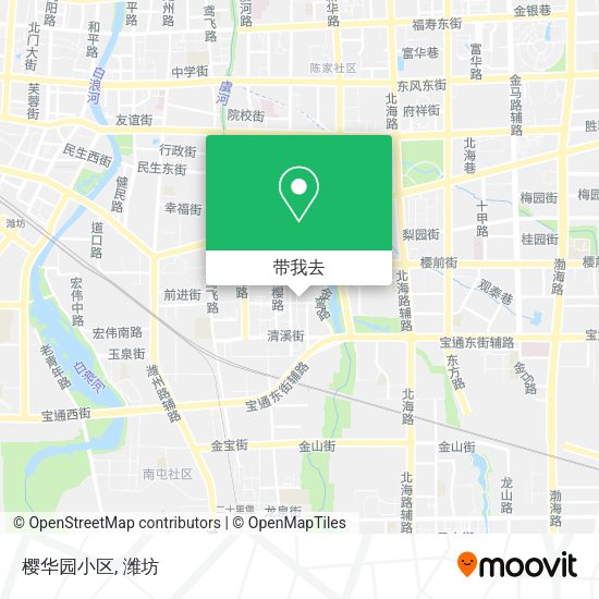 樱华园小区地图