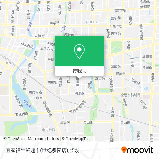 宜家福生鲜超市(世纪樱园店)地图