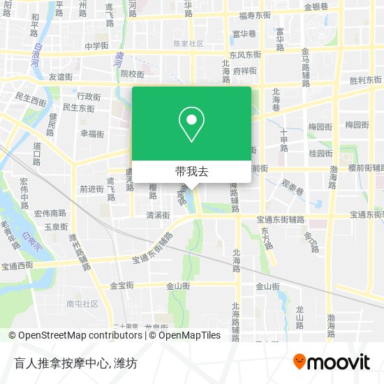 盲人推拿按摩中心地图