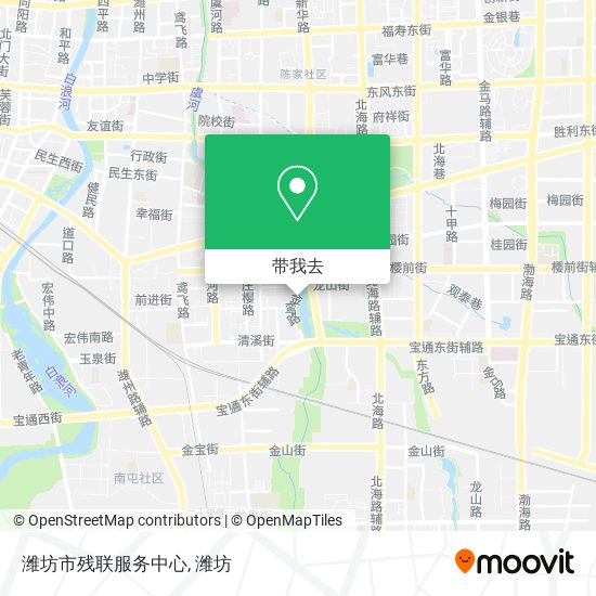 潍坊市残联服务中心地图