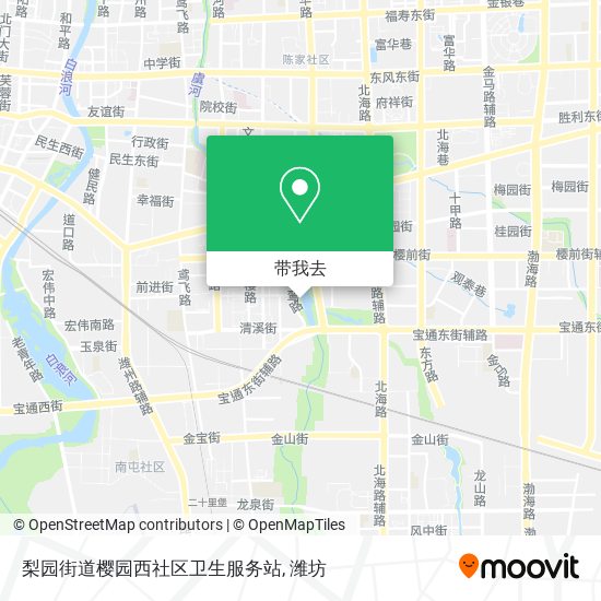 梨园街道樱园西社区卫生服务站地图