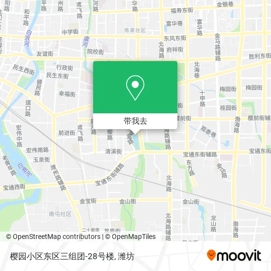 樱园小区东区三组团-28号楼地图