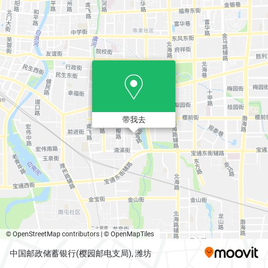 中国邮政储蓄银行(樱园邮电支局)地图