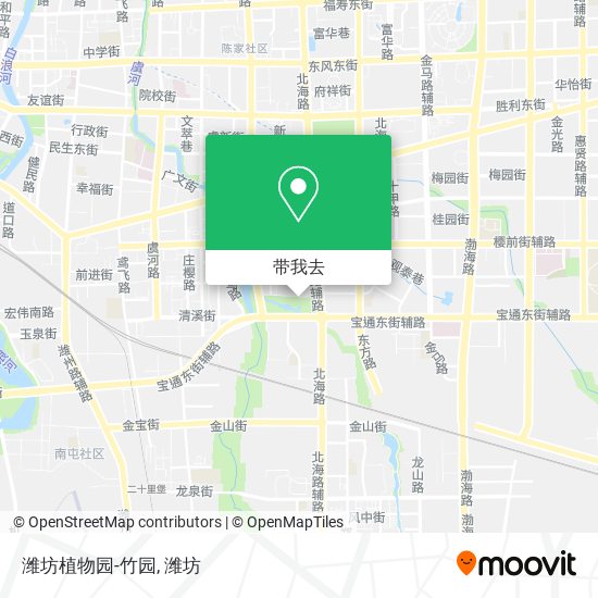 潍坊植物园-竹园地图