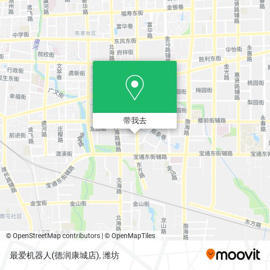 最爱机器人(德润康城店)地图