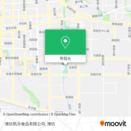 潍坊凯乐食品有限公司地图