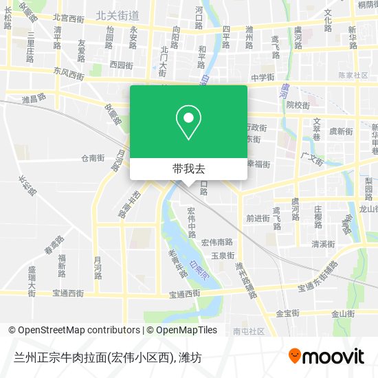 兰州正宗牛肉拉面(宏伟小区西)地图