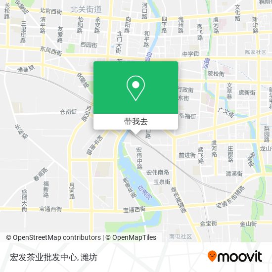 宏发茶业批发中心地图