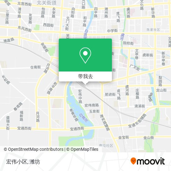 宏伟小区地图
