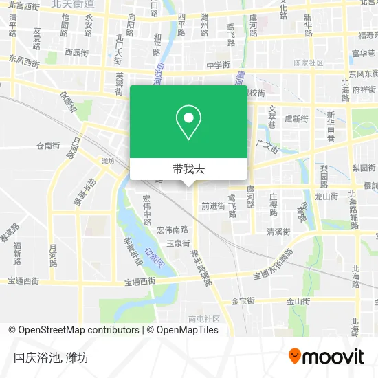 国庆浴池地图