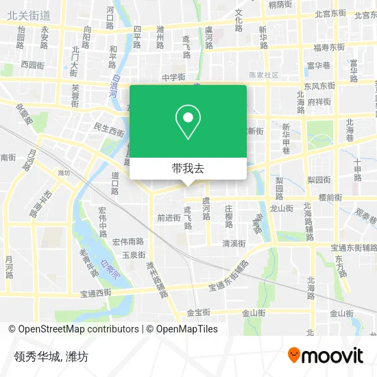 领秀华城地图