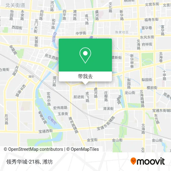 领秀华城-21栋地图