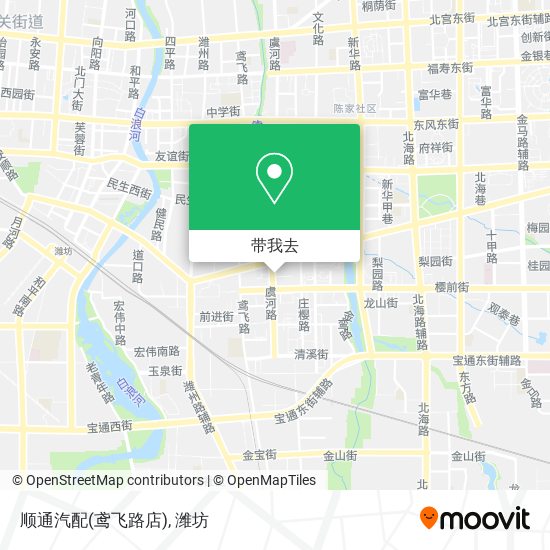 顺通汽配(鸢飞路店)地图