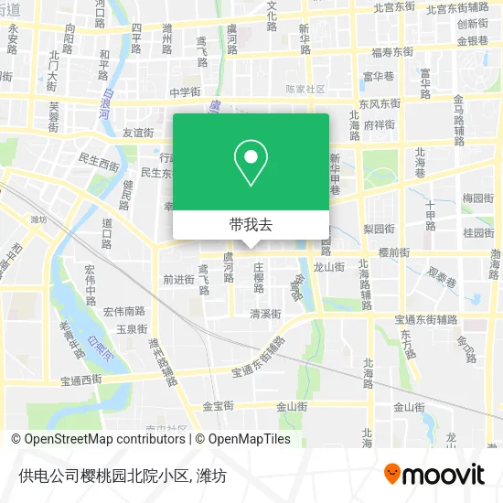 供电公司樱桃园北院小区地图
