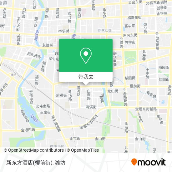 新东方酒店(樱前街)地图