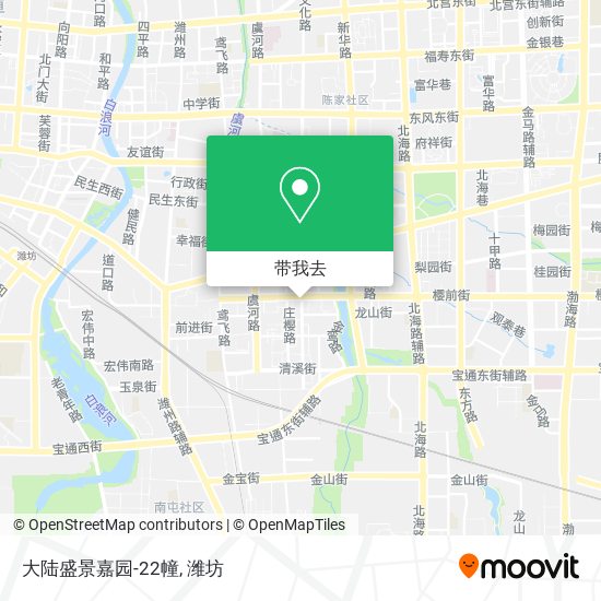 大陆盛景嘉园-22幢地图