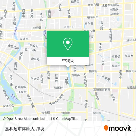 嘉和超市体验店地图