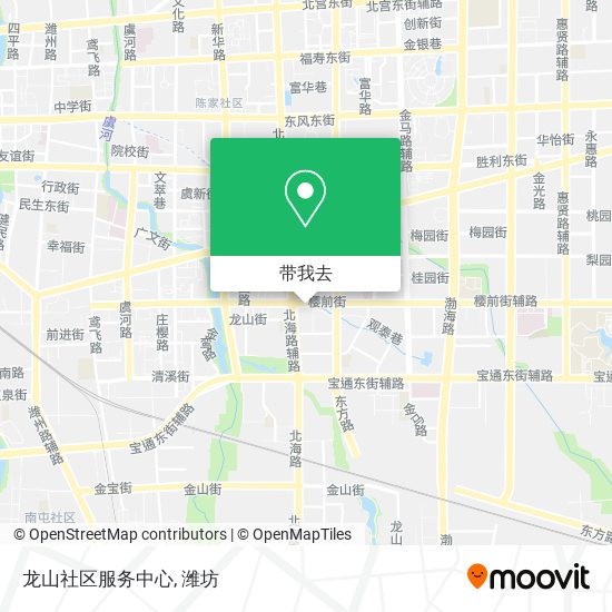 龙山社区服务中心地图
