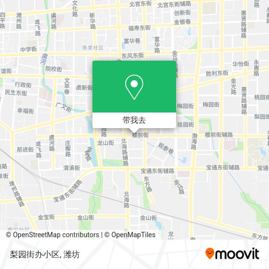 梨园街办小区地图