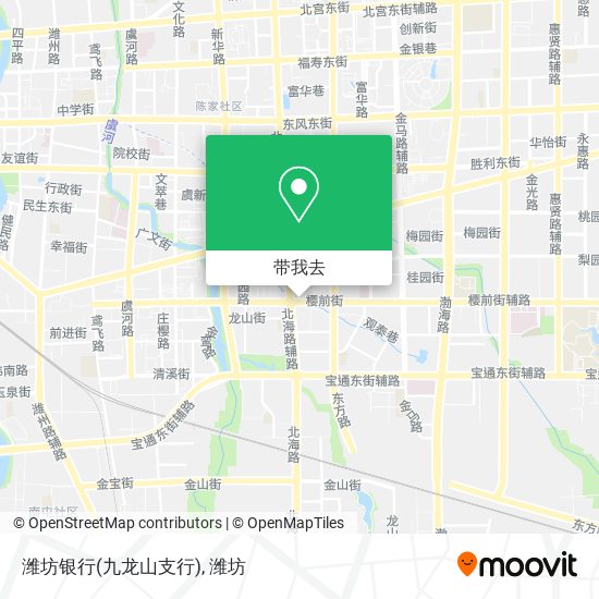 潍坊银行(九龙山支行)地图