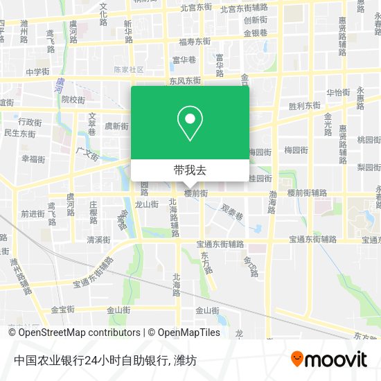 中国农业银行24小时自助银行地图