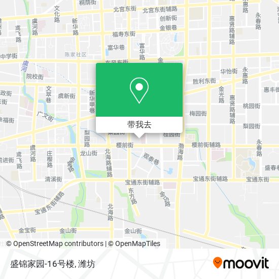 盛锦家园-16号楼地图