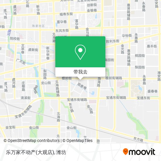 乐万家不动产(大观店)地图
