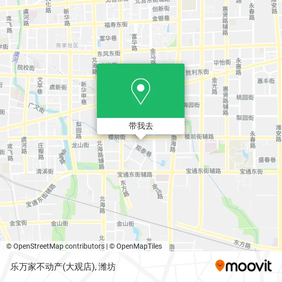 乐万家不动产(大观店)地图