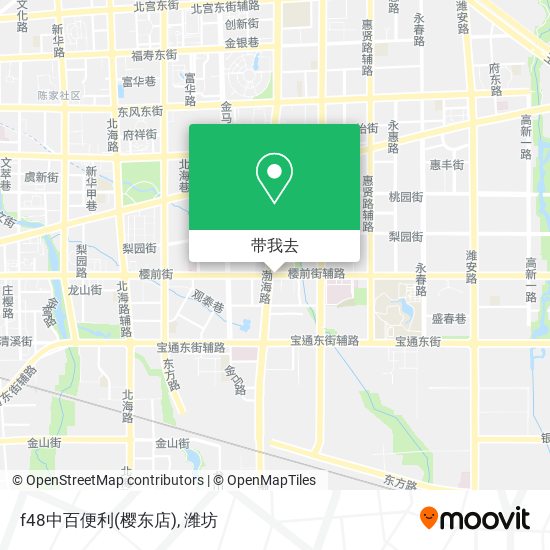 f48中百便利(樱东店)地图