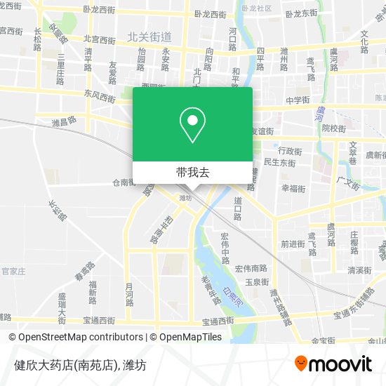 健欣大药店(南苑店)地图