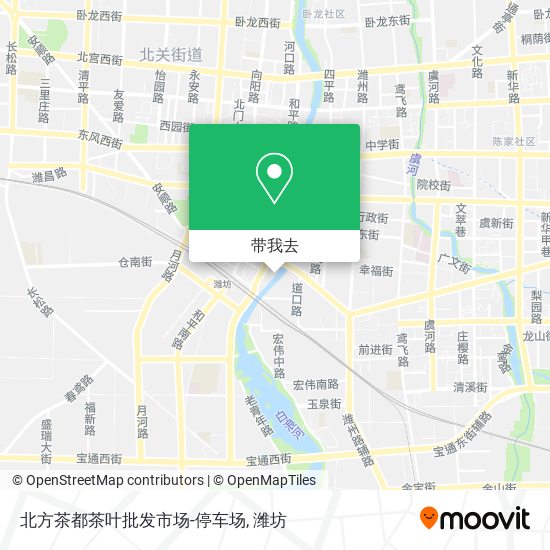 北方茶都茶叶批发市场-停车场地图