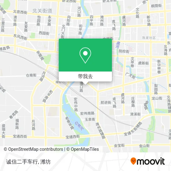 诚信二手车行地图