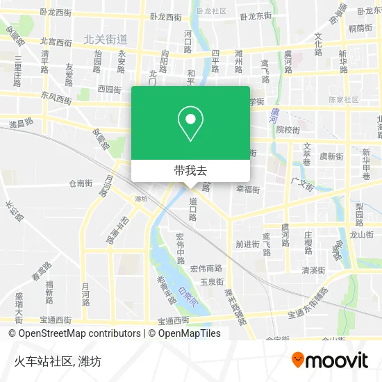 火车站社区地图